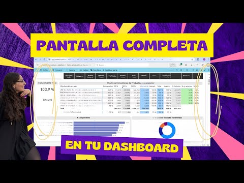 Pantalla completa en tu Dashboard de Power BI, configuración 720*1760 y crear una App