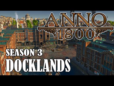 New DLC: Docklands - Greatest Export/Import Wharf Ever! - Sandbox Mode - Anno 1800 Gameplay