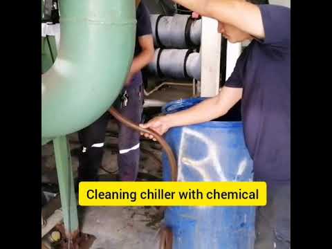 Clean​ condenser​ with​ chemical​
