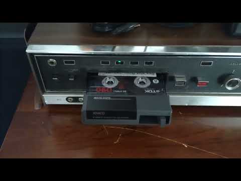 Playing My New To Me 8 Track Cassette Adapter By Kraco. Early 1980s