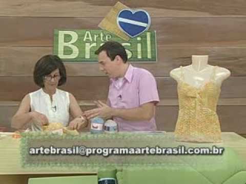 ARTE BRASIL -- CLAUDIA MARIA -- BLUSA NUT EM TRICÔ (25/02/2011 - Parte 2 de 2)