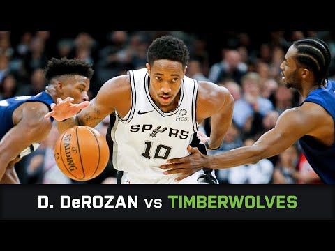 DeMar DeRozan's Highlights: 28 PTS, 4 AST, Clutch vs Timberwolves (17.10.2018)