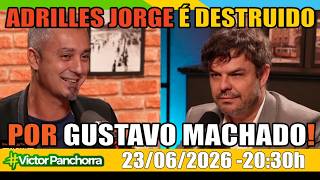 ADRILLES JORGE PERDE O RUMO EM DEBATE COM GUSTAVO MACHADO E PARTE PARA SHOWZINHO PECULIAR!!!!