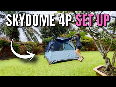 How to Set Up the Coleman Skydome 4-Person Tent