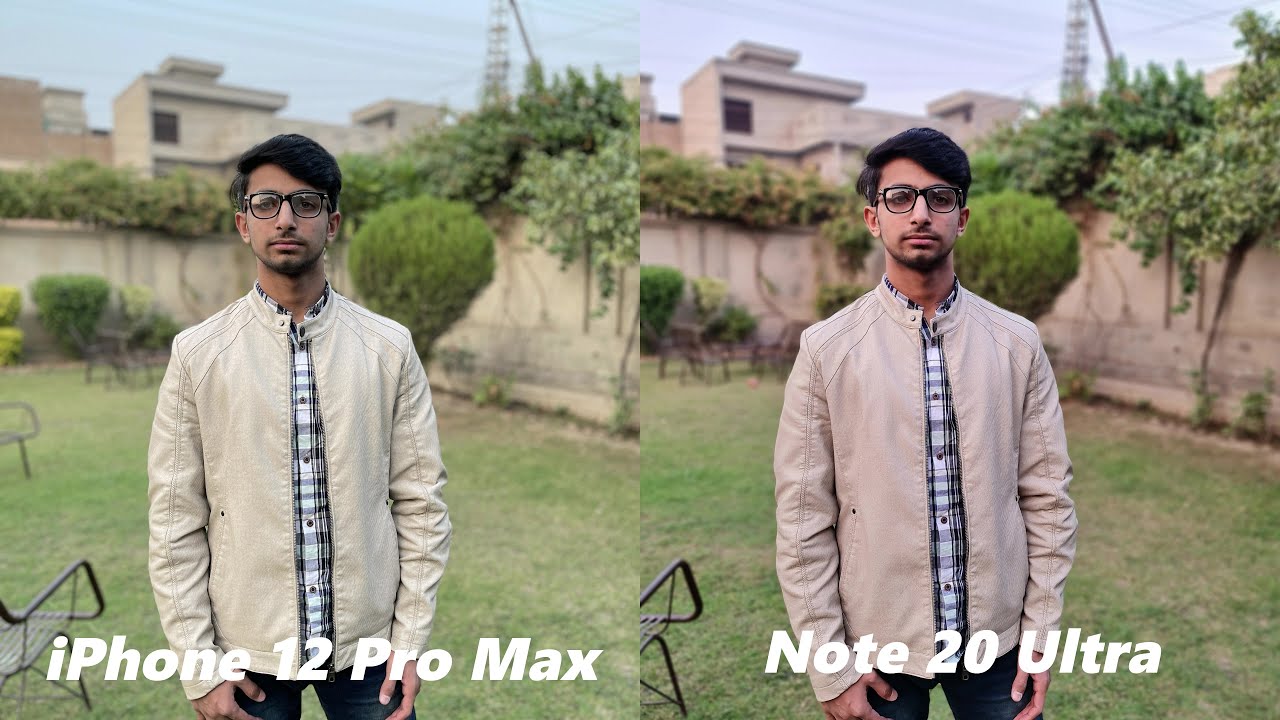 iPhone 12 Pro Max vs Samsung Galaxy Note20 Ultra - Camera Test Comparison!