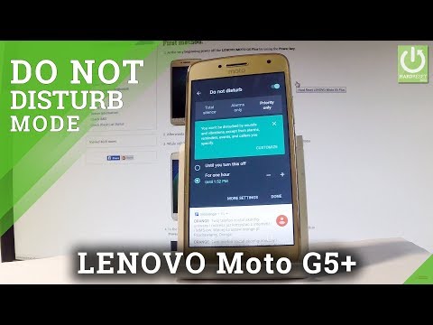 How to Use Do Not Disturb Mode in LENOVO Moto G5 Plus