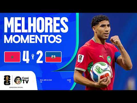 MELHORES MOMENTOS: MARROCOS 4 X 2 HAITI | COPA DO MUNDO FIFA™ 2026 | 3ª RODADA | FASE DE GRUPOS
