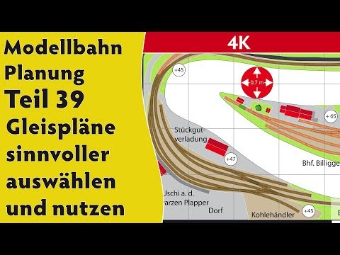 4K – Modellbahn: Planung Teil 39: Gleispläne sinnvoller auswählen und nutzen