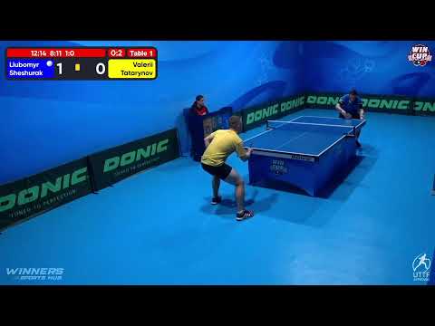 00:30 Liubomyr Sheshurak 0 - 3 Valerii Tatarynov West 5 WIN CUP 24.10.2022 | TABLE TENNIS WINCUP