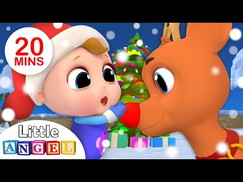 Jingle Bells 🔔  Christmas Song for Kids +More Nursery Rhymes by Little Angel