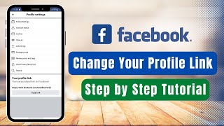 How to Change Facebook Profile Link !