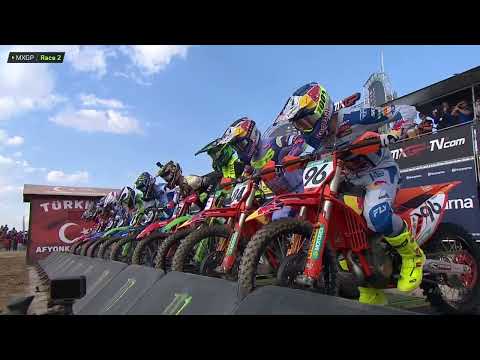 Febvre leading the pack at the gate drop of MXGP Race 2 #MXGPTurkiye