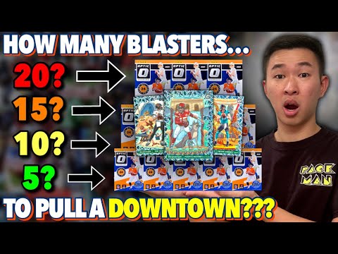 How rare are "DOWNTOWNS" in Optic retail??? 😧 2021 Panini Donruss Optic Football Blaster Box Chase