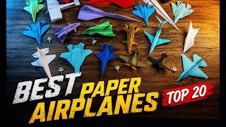 20+ Best Paper Airplanes You Can Make! ✈️ Easy to Advanced Origami Planes Collection Step By Step