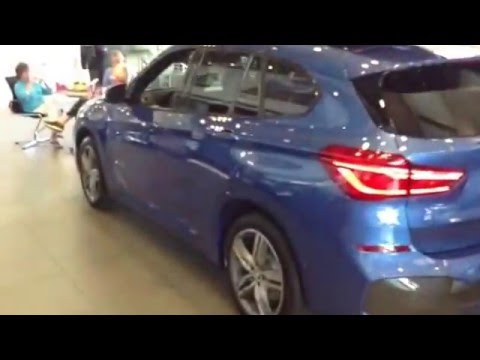 16 BMW x1 blue w/ m-sport