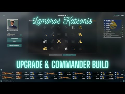 World of Warships - Lambros Katsonis: Upgrade & Commander Build