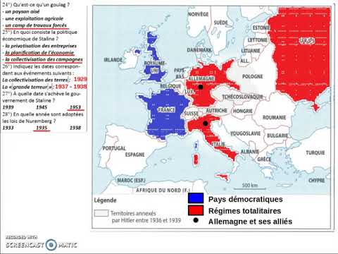 Révisions 2nd brevet blanc d'Histoire : 2- 1919-1939.