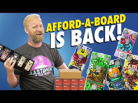 THE AFFORD-A-BOARD IS BACK! - 12 new colorful & affordable pedals from Azor