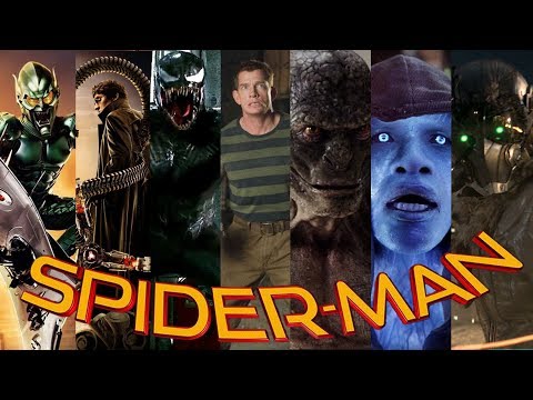 ALL Spiderman Movie Villains (2002 - 2017)