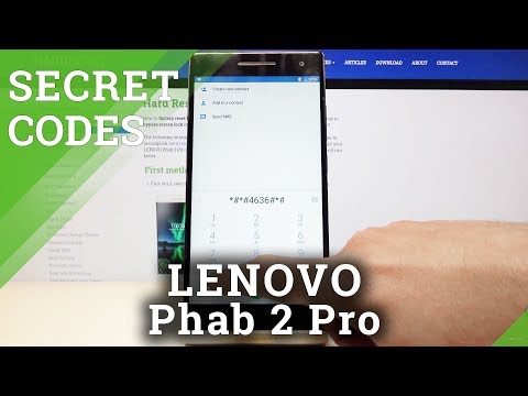 Discover All Secret Codes in Lenovo Phab 2 Pro – Tips / Tricks / Hidden Mode