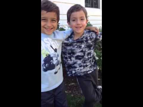 Rocco & Luca - Chinese chicken bday!