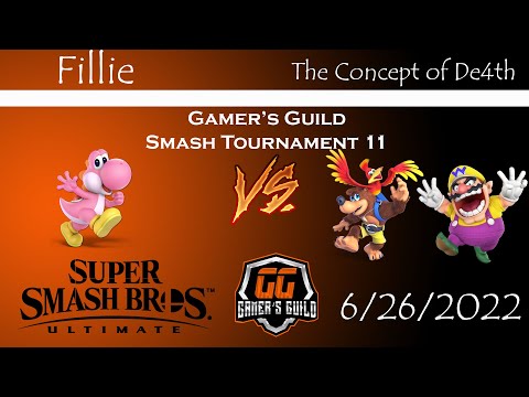 Gamer's Guild Smash Monthly 11 -Grand Finals - Fillie (Yoshi) vs The Concept of De4th (Banjo, Wario)