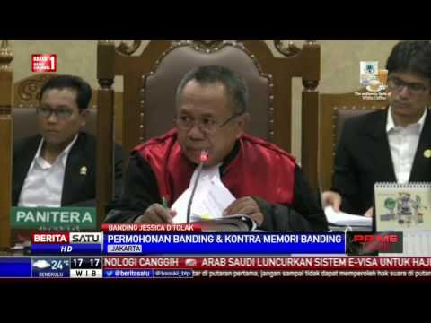 Permohonan Banding Jessica Ditolak Pengadilan Tinggi DKI