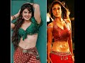 See India Vs South Indian Actress Competition Of Hot Navel Short
