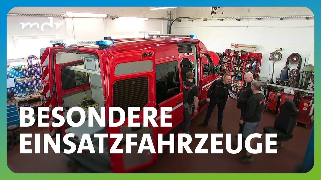 Feuerwehrschmiede: Transporter werden zu Einsatzfahrzeugen umgebaut | MDR um 4 | MDR
