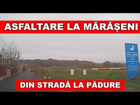 Asfaltare la Maraseni Vaslui oct. 2019