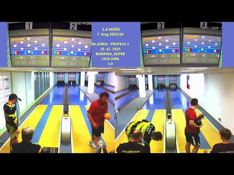 1.A MOŠKI 7. krog 2025/26  KK ADRIA :  KK PROTEUS 1
