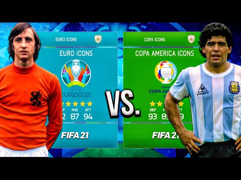 Copa America ICONS vs. Euro ICONS! - FIFA 21 Career Mode (CLASSIC MOD IS BACK! 🔥)