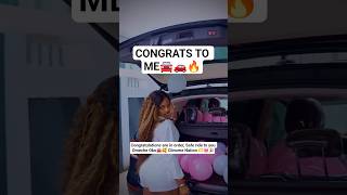 I'm a car owner🚘🚗Congratulations are in order, Safe ride to you Omeche Oko🚘🥰 Clinome Nation 🫶💓🎉