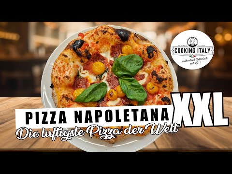 PIZZA NAPOLETANA XXL - Teig für Fortgeschrittene 🍕🇮🇹 #pizzanapoletana #contemporanea