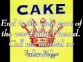 Cake - Friend Is A Four Letter Word (Lyrics ...