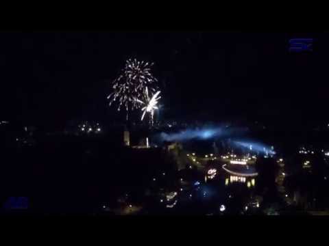 Feuerwerk zum Laternenfest 2016 in Halle Saale