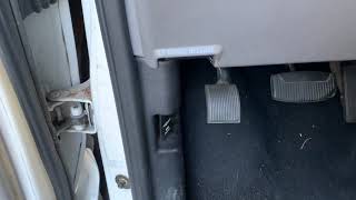 How to open a hood on a Ford econoline E-150 van
