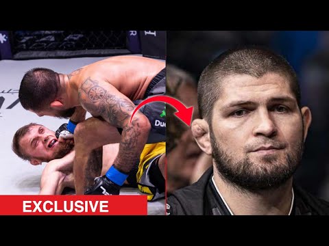 Sergio Pettis brutally knocked out Magomed Magomedov right in front of Khabib 🤯#ufc #mma
