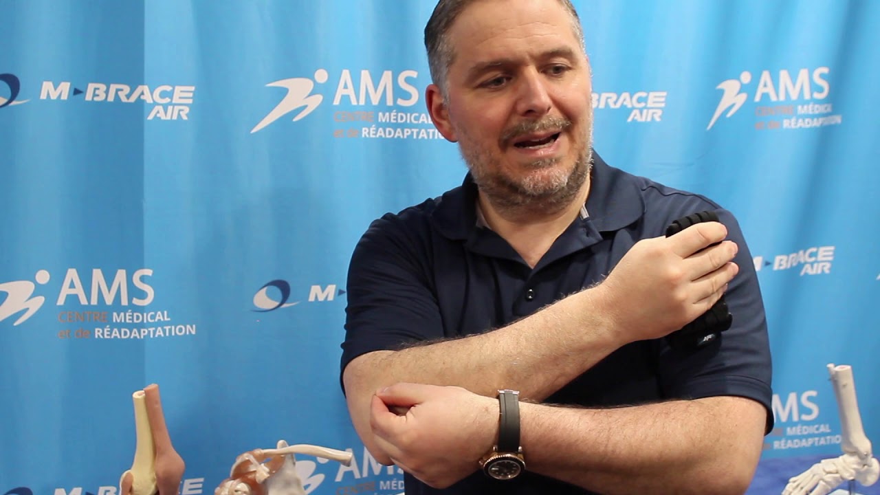 Comment porter l'orthèse 132 et 139 de M-Brace (épicondylite, entorses)