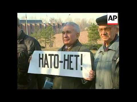 RUSSIA: ANTI NATO PROTESTS