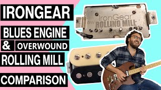 Video thumbnail for IronGear Pickups Comparison | Rolling Mill (Overwound) and Blues Engine Bridge Pickup by Alexis Guitars