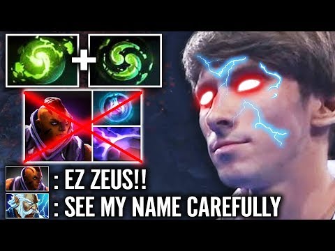 EPIC 7.21 DENDI Zeus vs 9000 MMR AM by Ace Craziest IMBA Dota 2