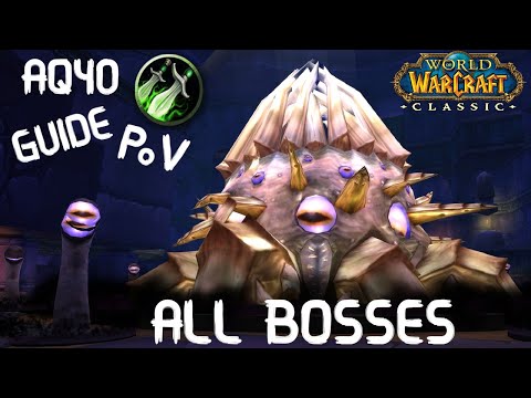 All Bosses AQ40 (Rogue Daggers PoV) Gameplay/Guide | WoW Classic