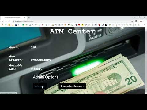 ATM Center in PHP Application Projects