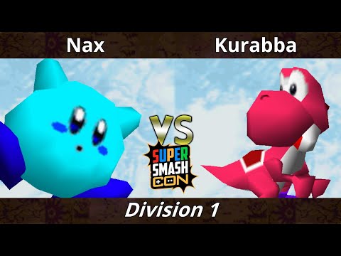 SSC 2022 Division 1 - Nax (Kirby) Vs. Kurabba (Yoshi) SSB64 Smash Bros Tournament