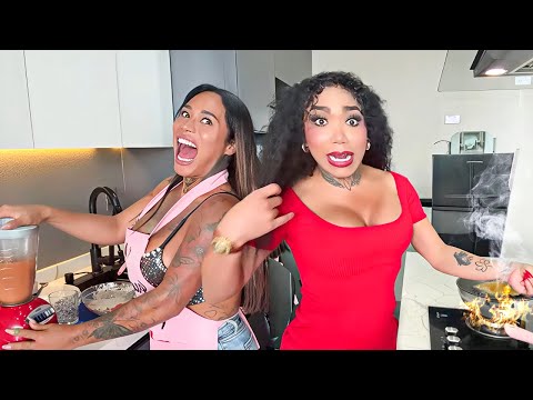 Paola Suarez y Karina Torres ¡Las Mejores Milanesas empanizadas!
