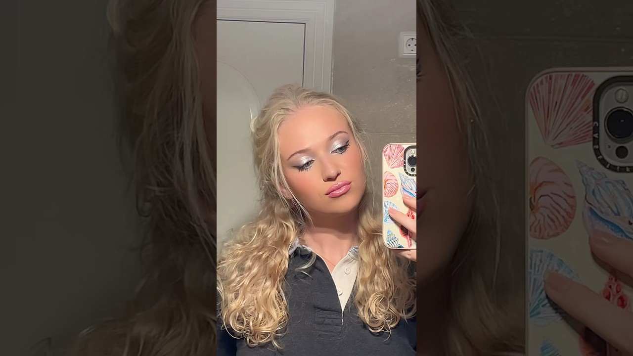 Silver eyeshadow 🩶🛸