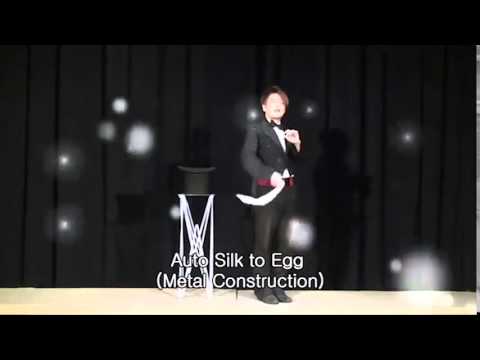 Saturn Magic -Auto Silk to Egg (Metal Construction) by Taiwan Ben- Trick