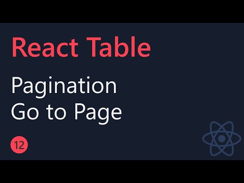 React Table Tutorial 12 Pagination Goto Page