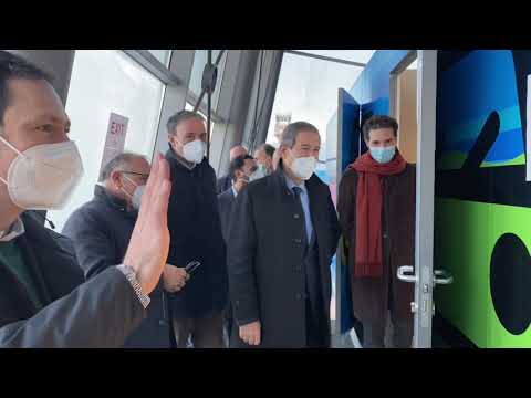Covid: sopralluogo Musumeci ad aeroporto Palermo